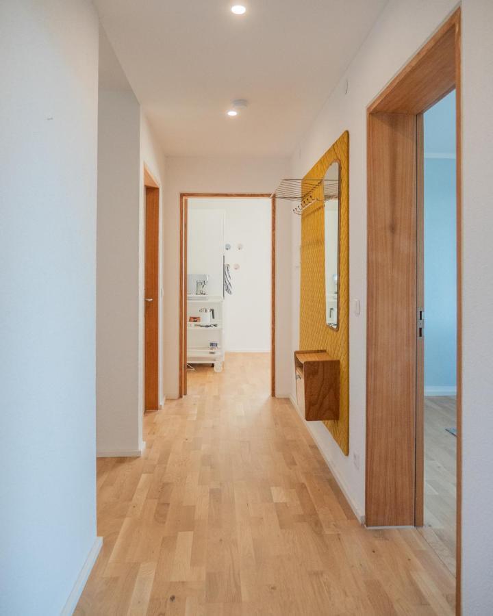 Design+Bodenseesicht=Zuhause Blau 마르크도르프 외부 사진