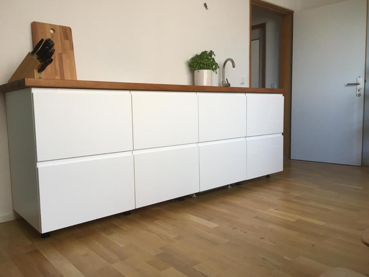 Design+Bodenseesicht=Zuhause Blau 마르크도르프 외부 사진