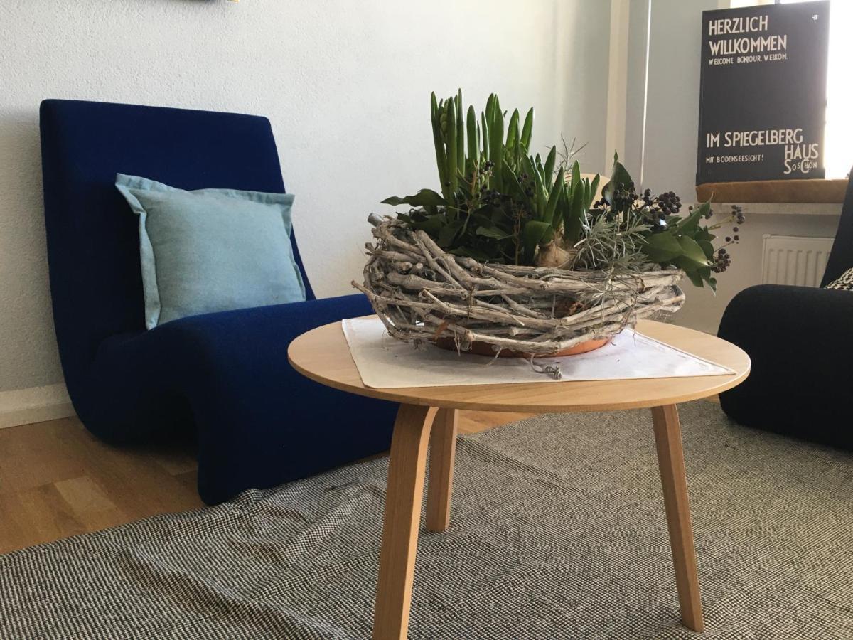 Design+Bodenseesicht=Zuhause Blau 마르크도르프 외부 사진